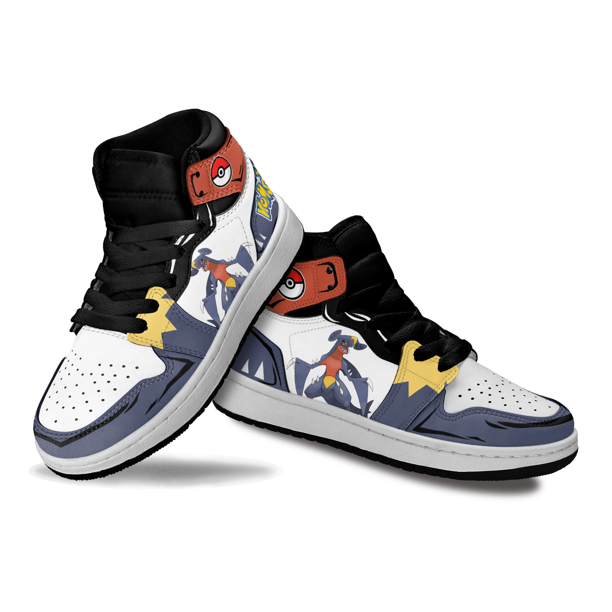 Garchomp Kids Sneakers Custom Anime Pokemon Shoes For Kids