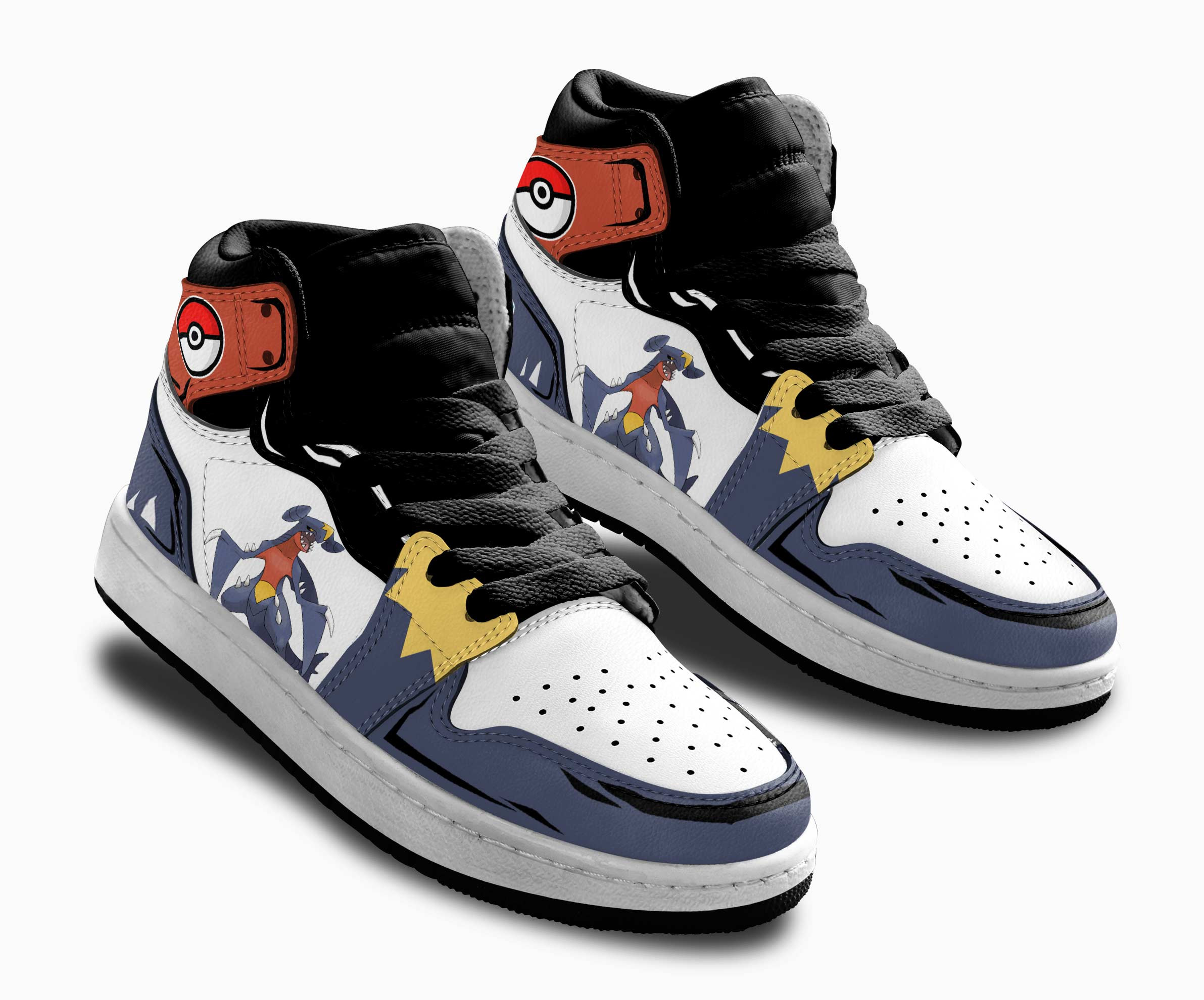 Garchomp Kids Sneakers Custom Anime Pokemon Shoes For Kids