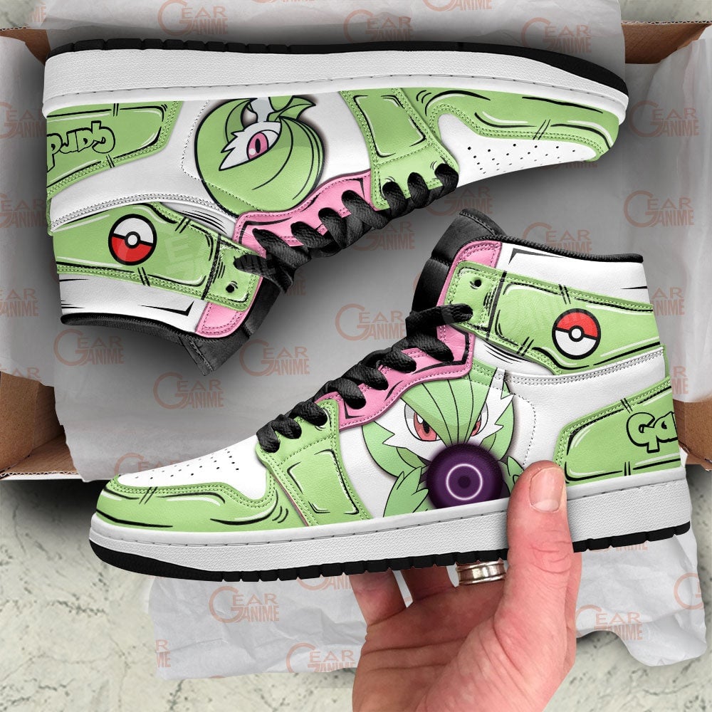 Gardevoir JD1s Sneakers Pokemon Anime Shoes, Air Jordan Hightop