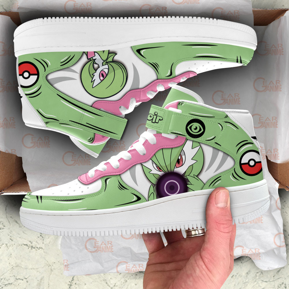 Gardevoir Sneakers Air Mid Custom Pokemon Anime Shoes