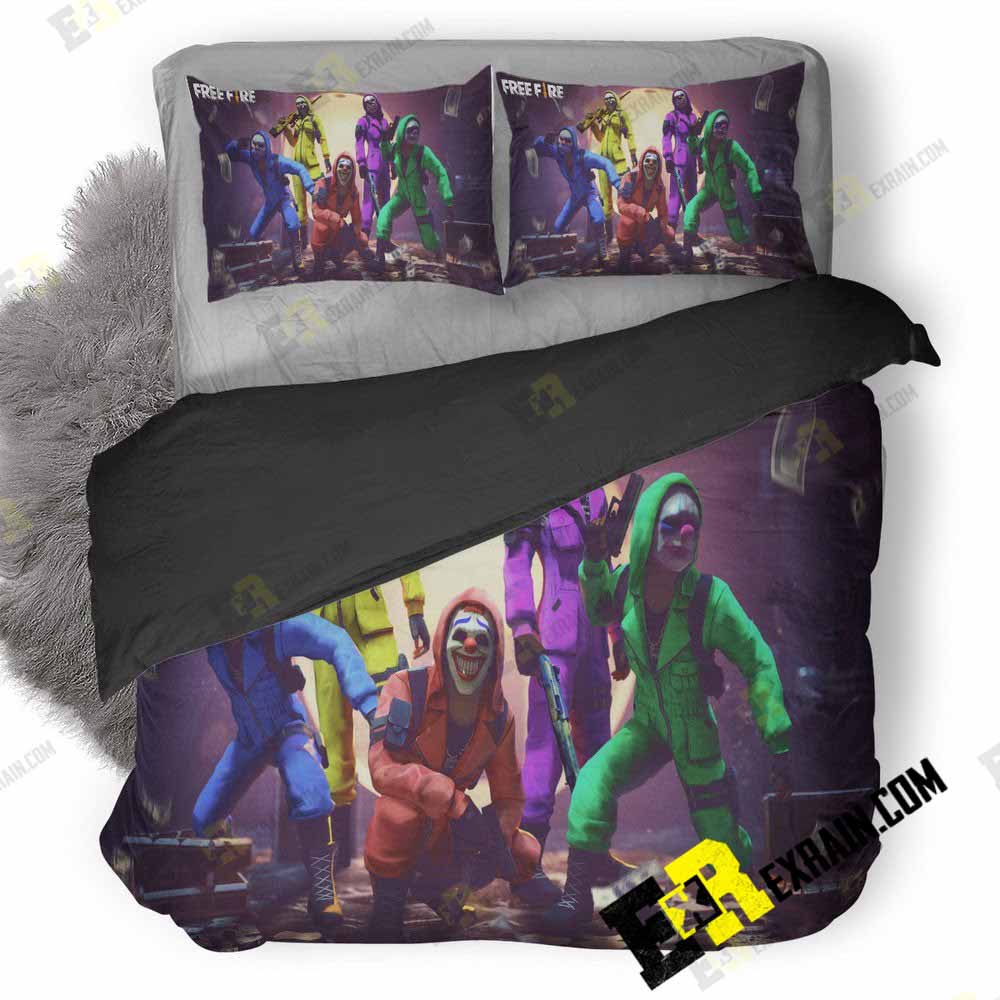 Garena Free Fire Z 3D Customized Duvet Cover Bedding Set