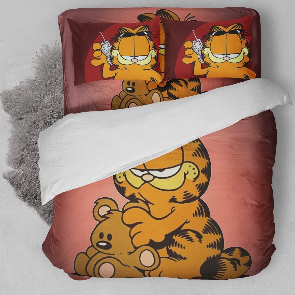 Garfield Cat E Duvet Cover Bedding Set