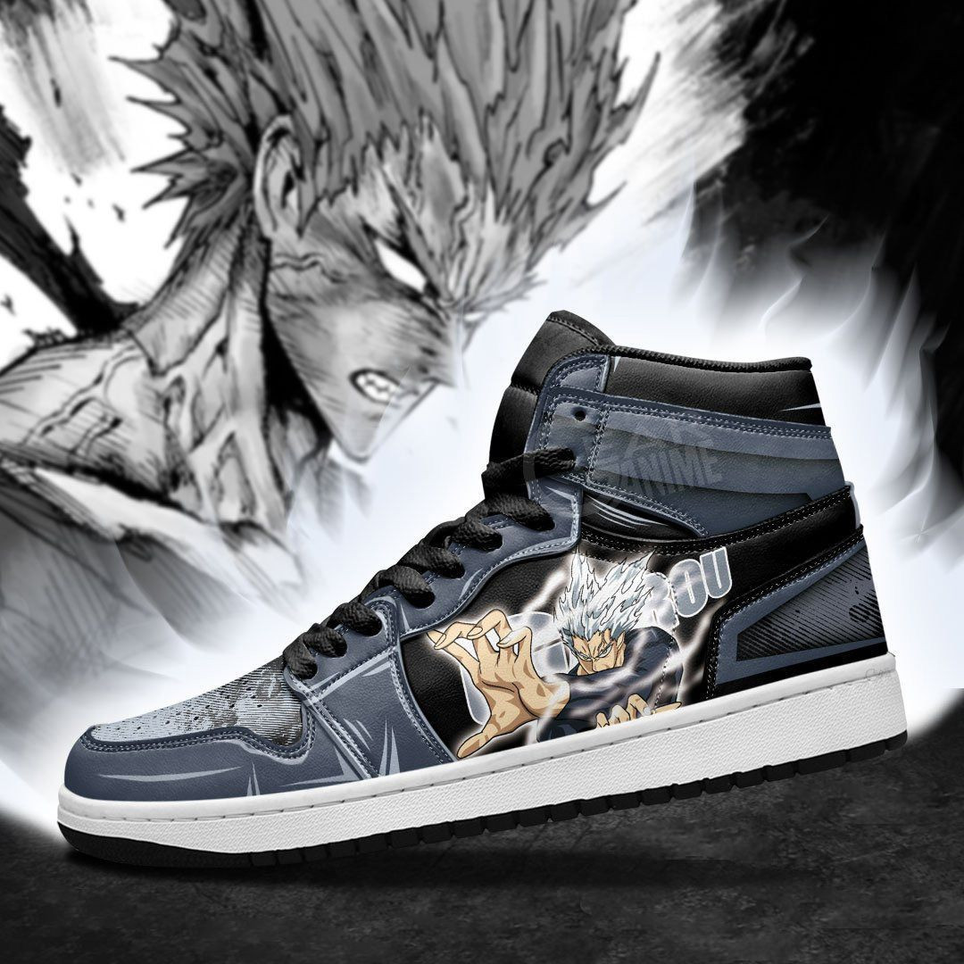 Garou One Punch Man Anime 1 High Top Air Jordan Sneaker, Air Jordan Hightop