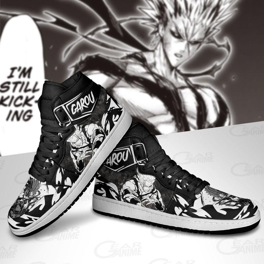 Garou One Punch Man Anime 2 High Top Air Jordan Sneaker, Air Jordan Hightop