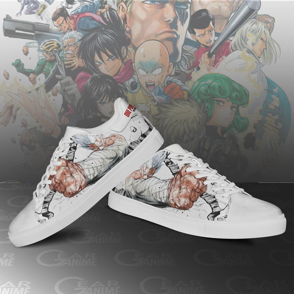Garou Skate Shoes One Punch Man Custom Anime Shoes