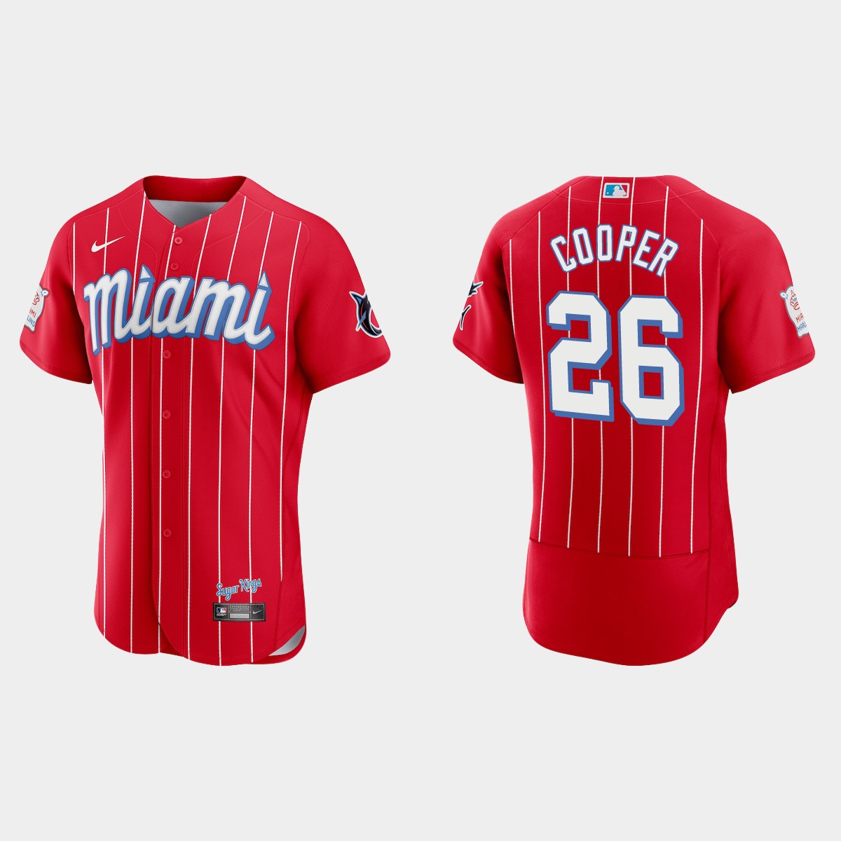 Garrett Cooper Miami Marlins 2021 City Connect Jersey – Red