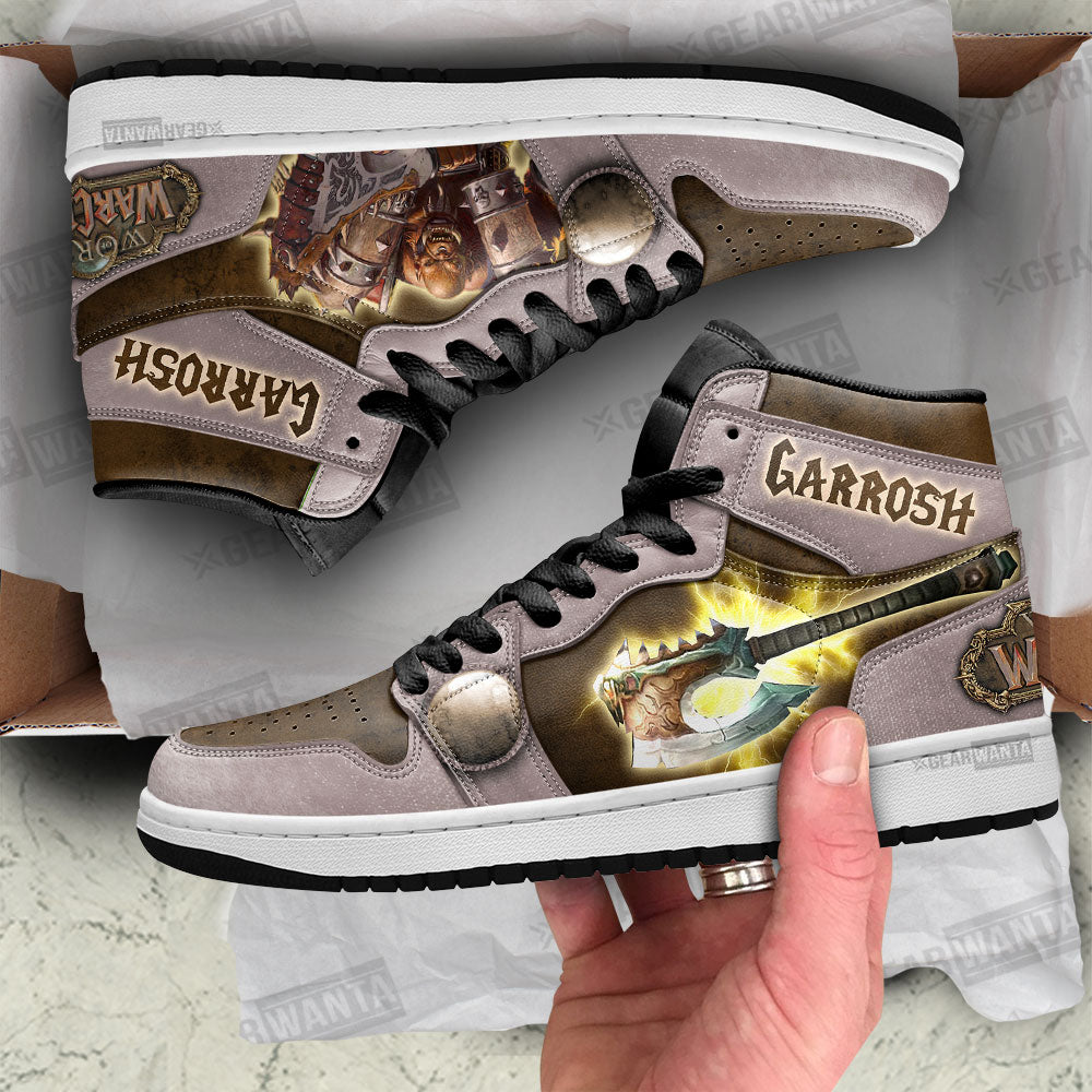 Garrosh World of Warcraft JD Sneakers Shoes For Fans, Air Jordan Hightop