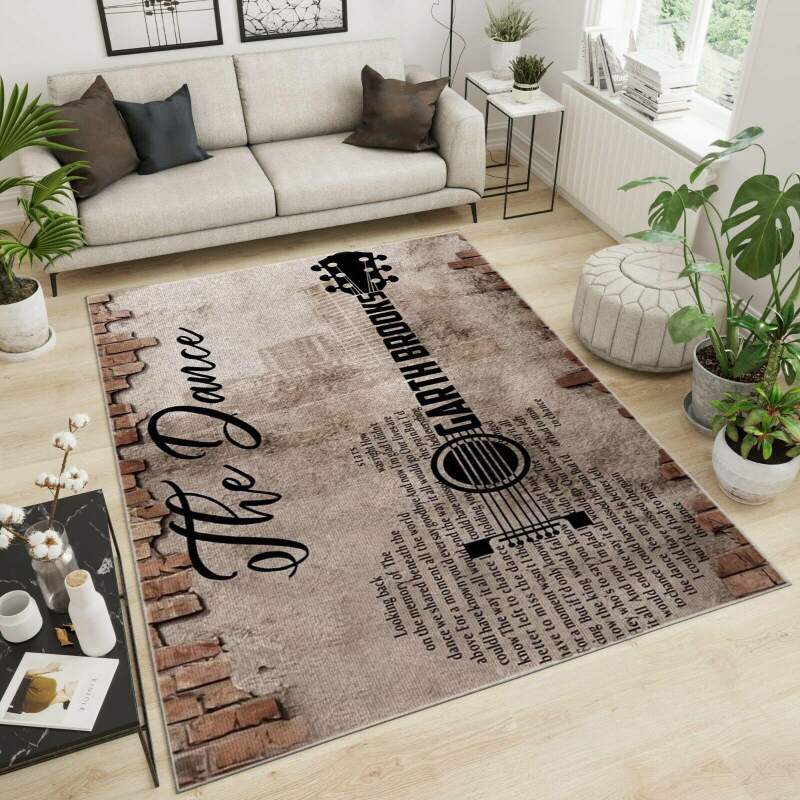 Garth Brooks Area Rectangle Rug