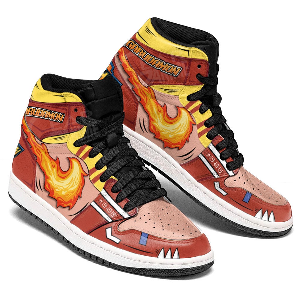 Garudamon JD1s Sneakers Digimon Anime Shoes For Fans, Air Jordan Hightop