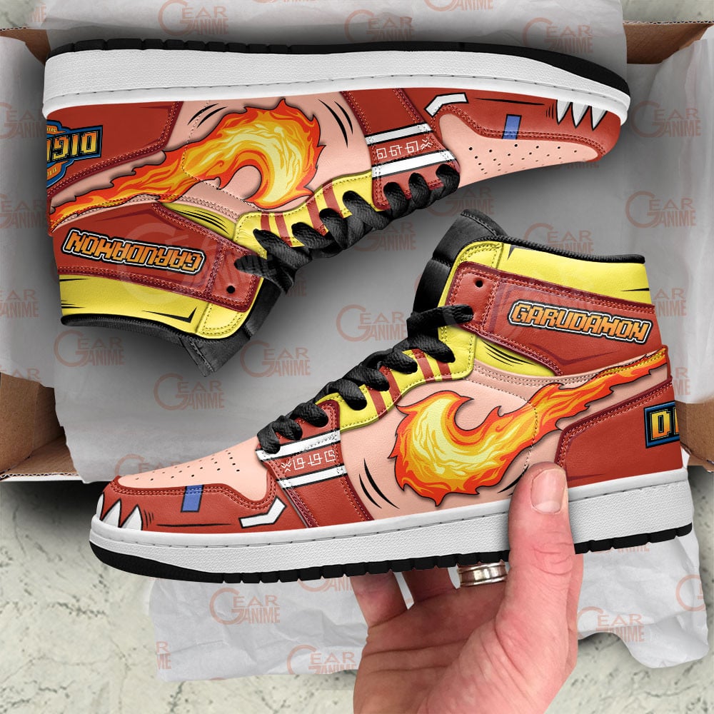Garudamon JD1s Sneakers Digimon Anime Shoes For Fans, Air Jordan Hightop