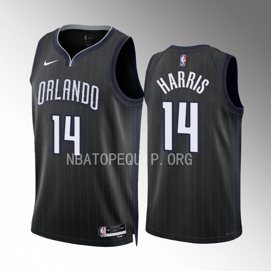 Gary Harris 2022-23 Orlando Magic Black #14 City Edition Jersey Swingman