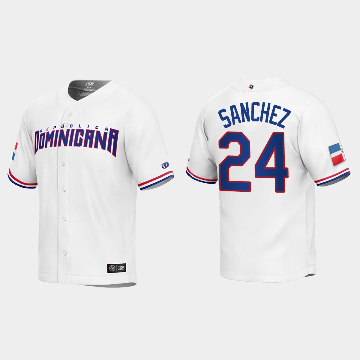 Gary Sanchez Dominican Republic 2023 World Classic Jersey - White