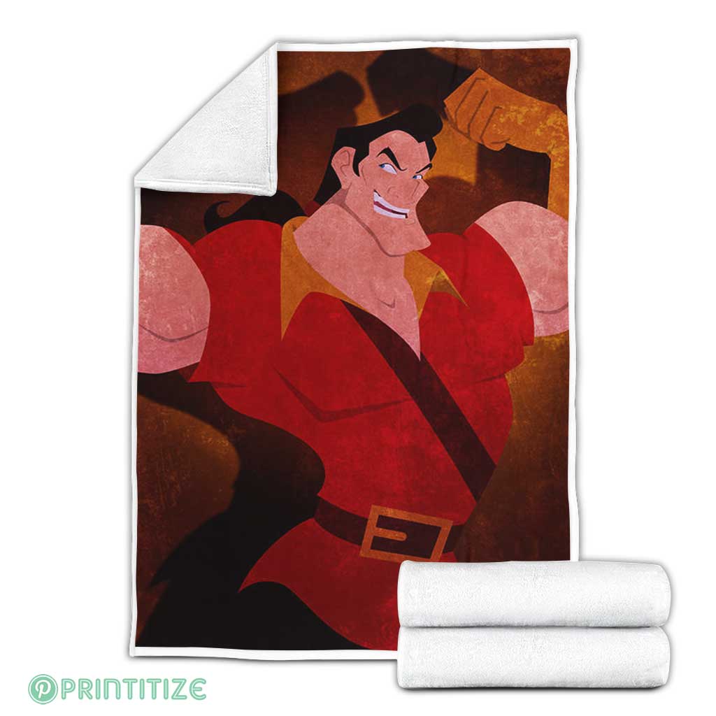 Gaston Disney Fan Art Fleece Blanket