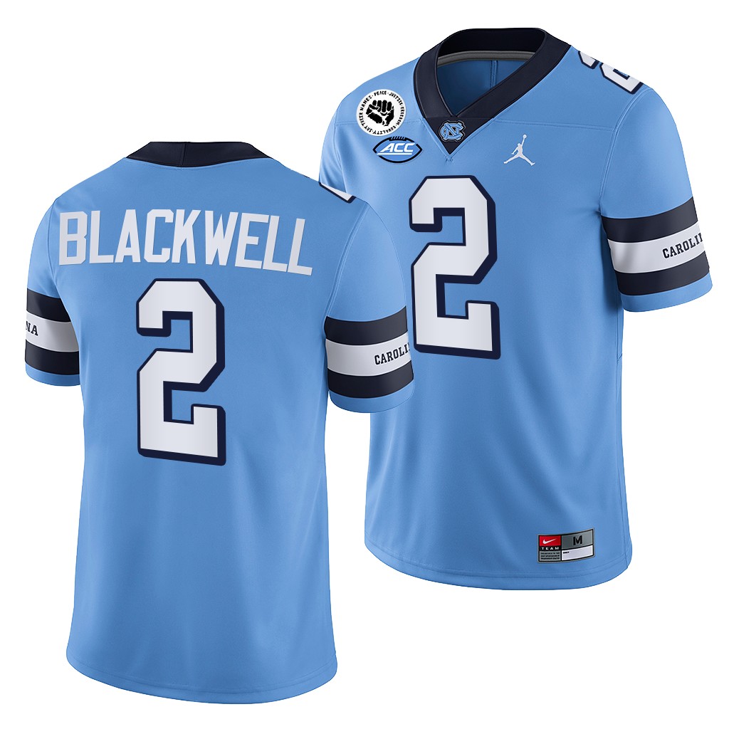 Gavin Blackwell North Carolina Tar Heels 2022-23 College Jersey Men's Blue #2 Uniform