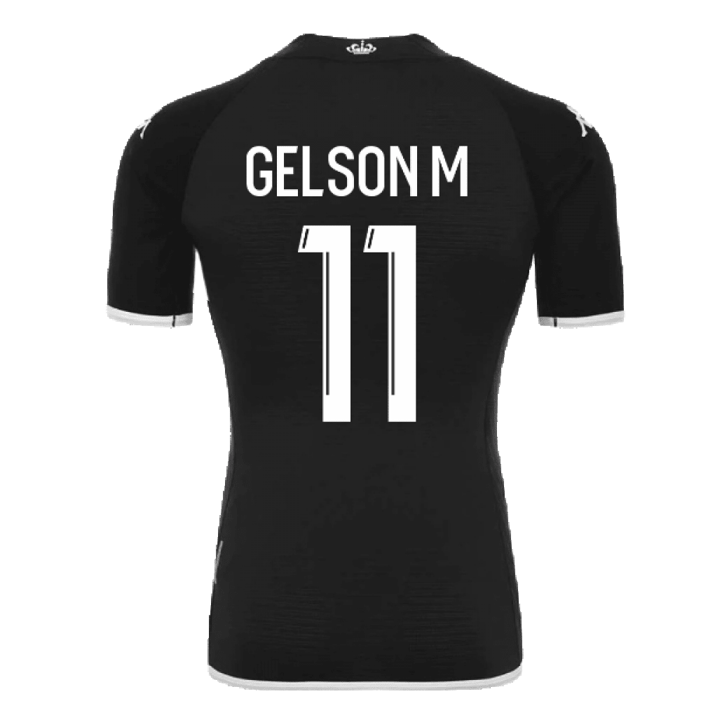 Gelson M 11 AS Monaco 2022/23 Away Player Soccer Jersey – Black
