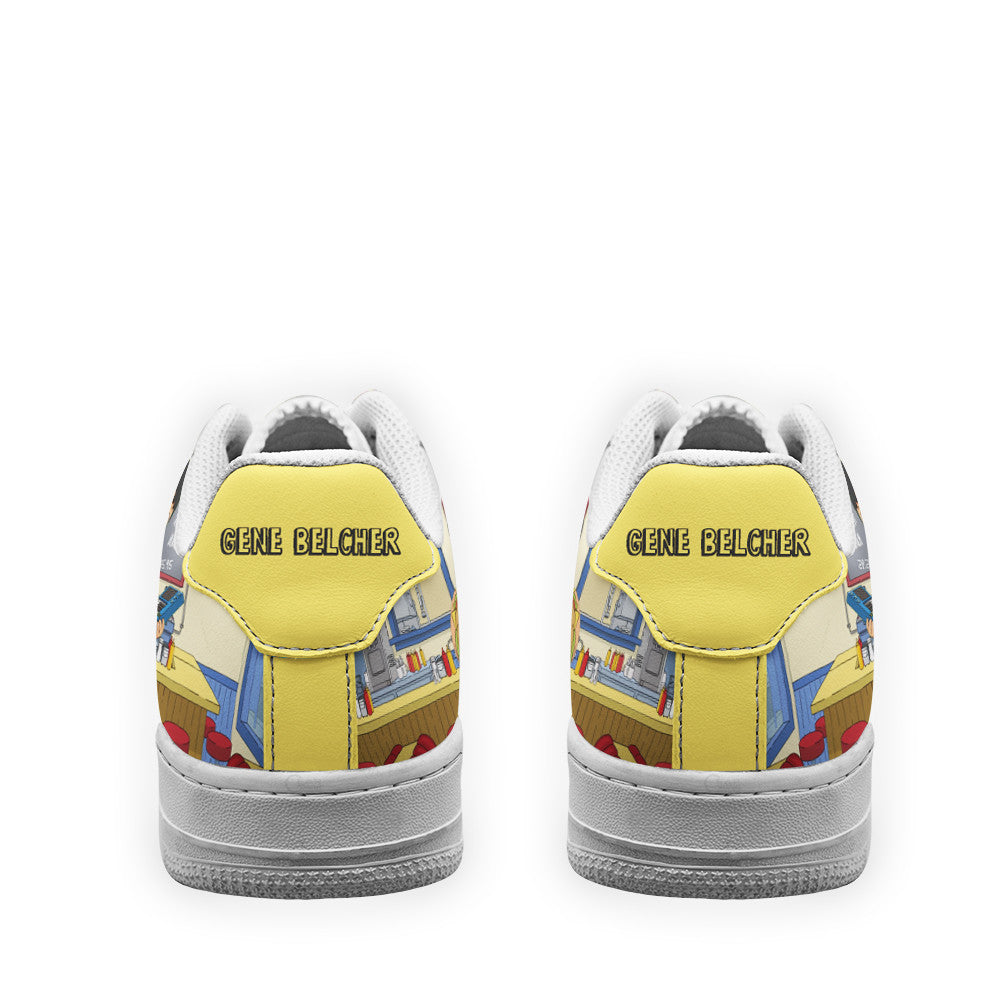 Gene Belcher Bob’s Burger Custom Air Sneakers