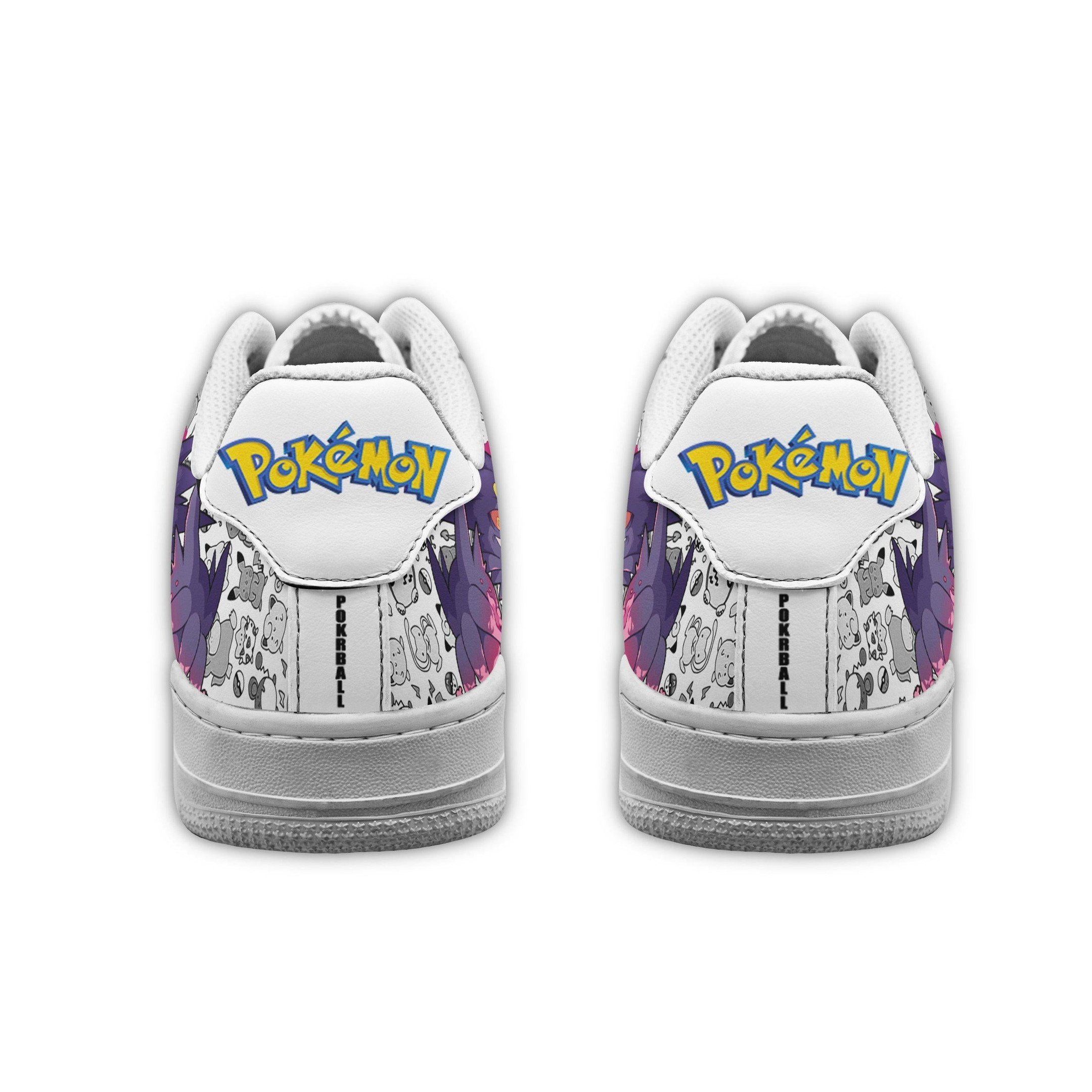 Gengar Air Sneakers Custom Anime Pokemon Shoes