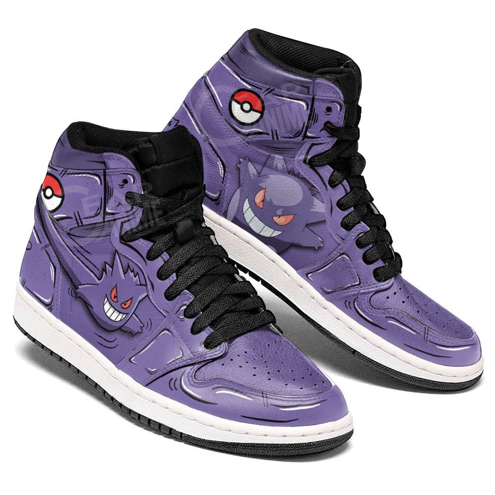 Gengar Anime Shoes For Pokemon Fans, Air Jordan Hightop
