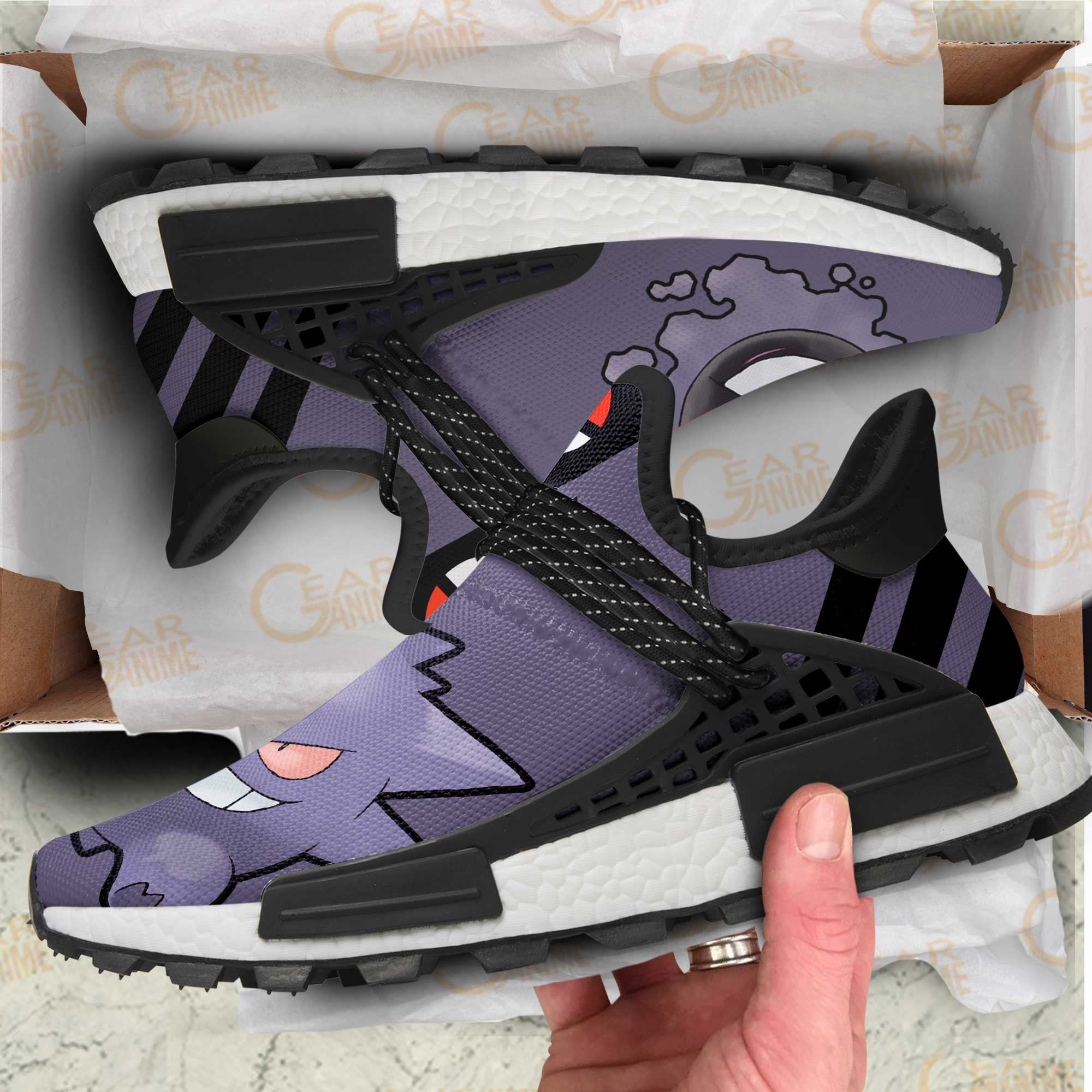 Gengar Shoes Pokemon Anime Shoes, NMD Shoes