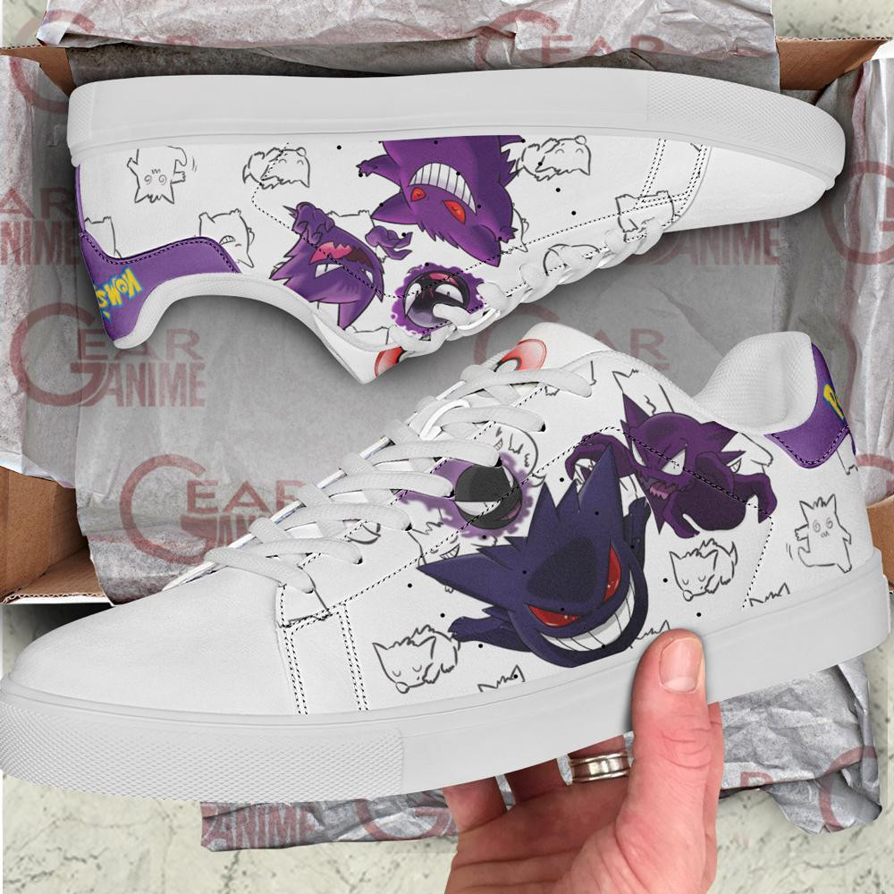 Gengar Skate Shoes Custom Pokemon Anime Sneakers