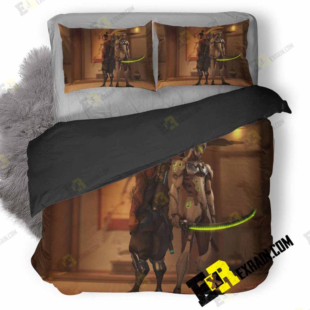 Genji And Hanzo D9 3D Customized Duvet Cover Bedding Set