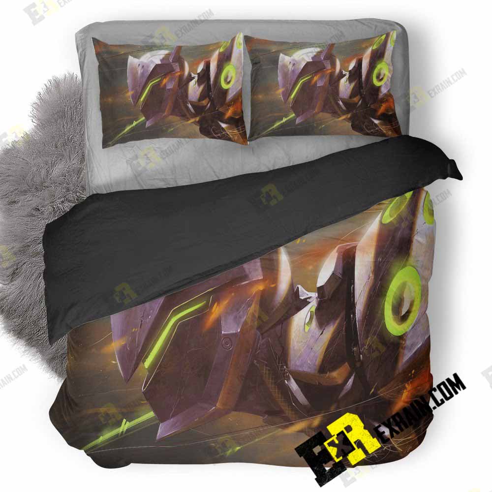 Genji Art Qu 3D Customized Duvet Cover Bedding Set