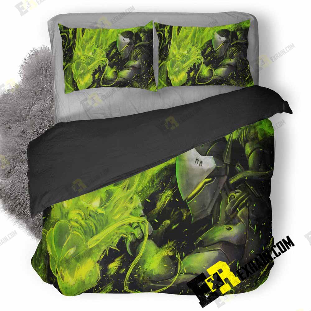 Genji Artwork Oi 3D Customized Duvet Cover Bedding Set
