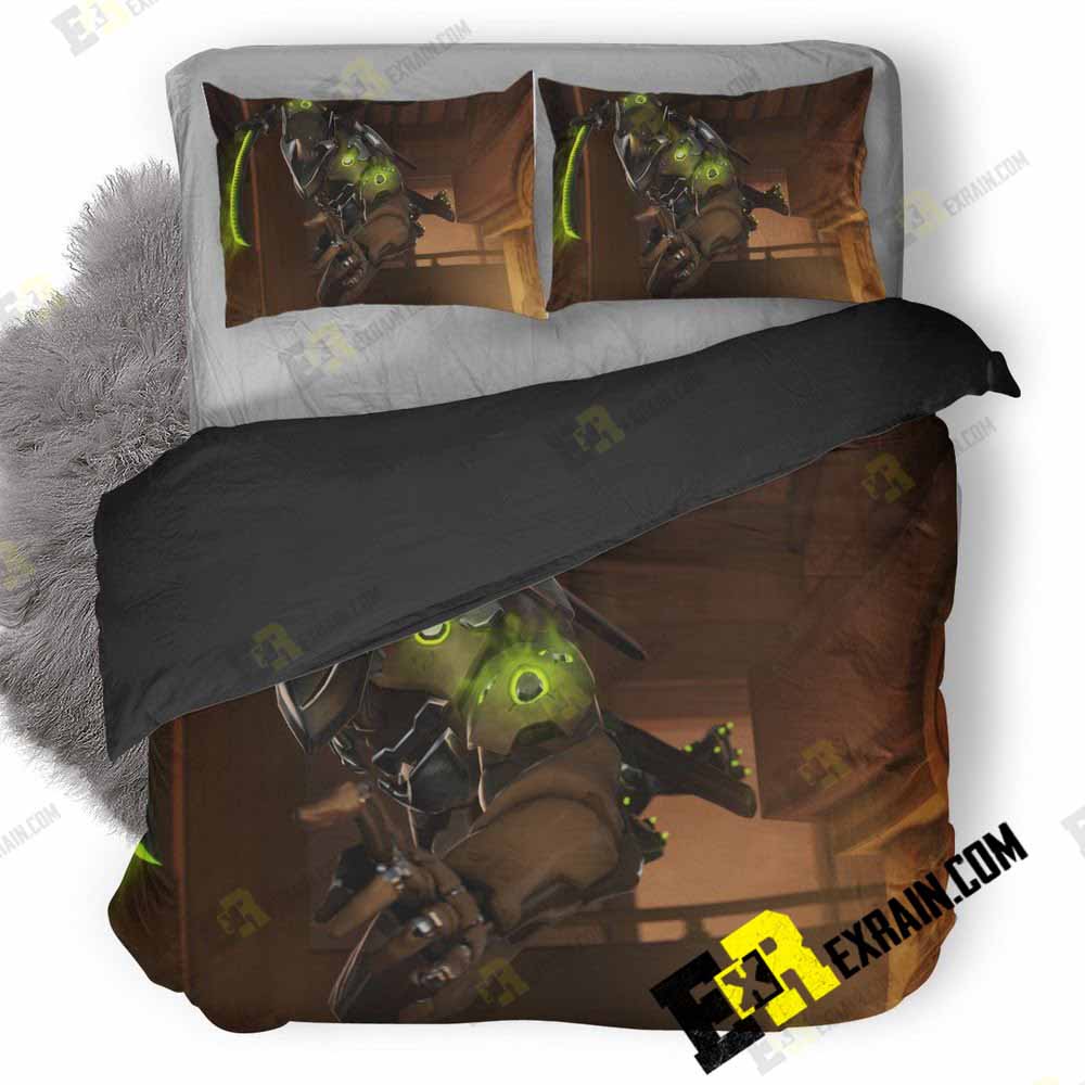 Genji Overwatch Arts 7 3D Customized Duvet Cover Bedding Set