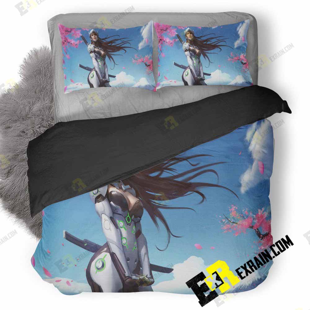 Genji Overwatch Girl V9 3D Customized Duvet Cover Bedding Set