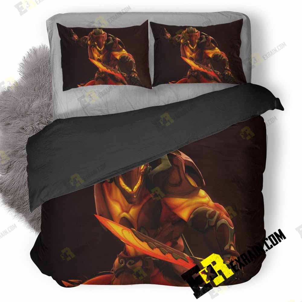 Genji Pacific Art Nd 3D Customized Duvet Cover Bedding Set