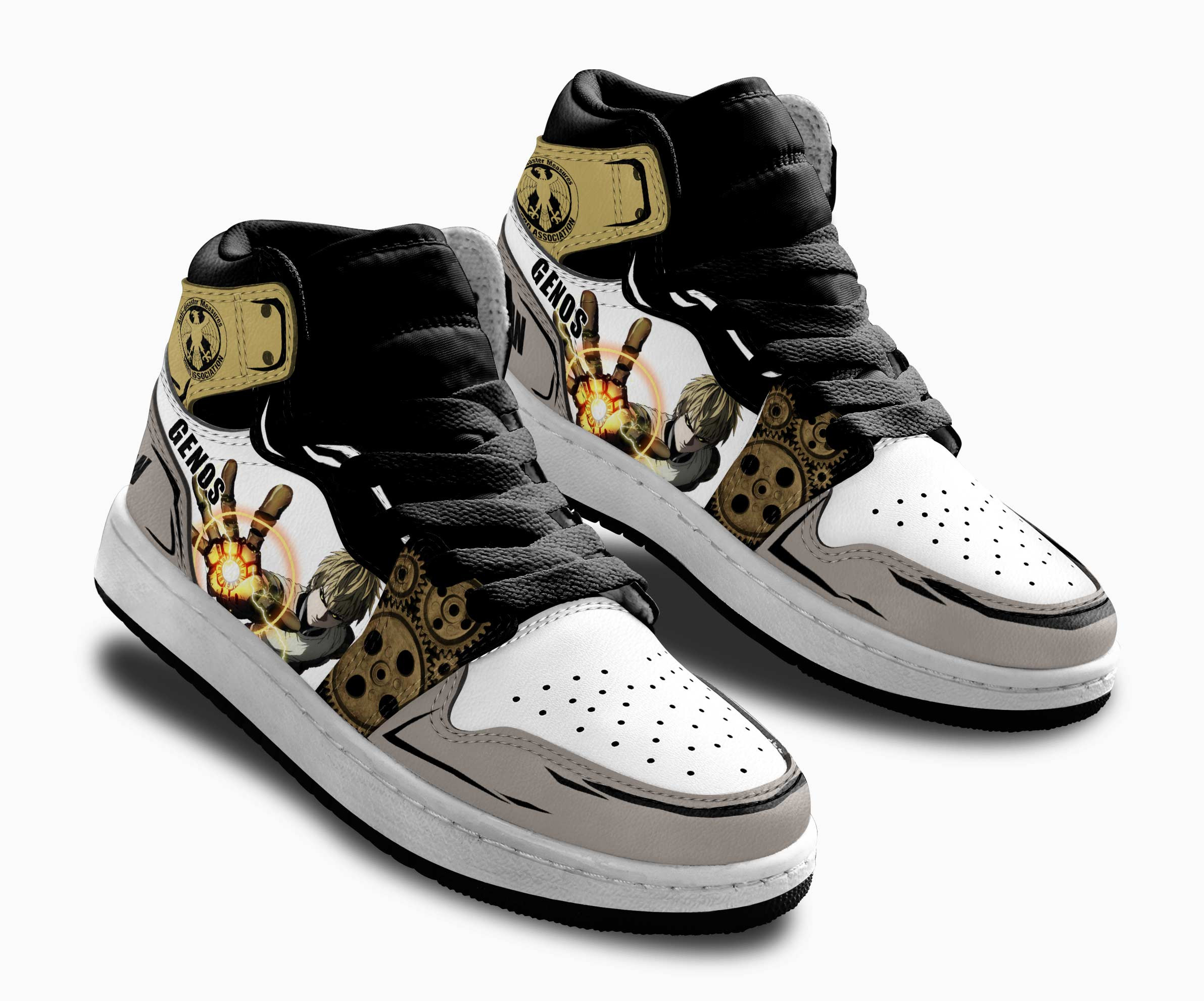 Genos Kids Sneakers Custom Anime One Punch Man Shoes For Kids