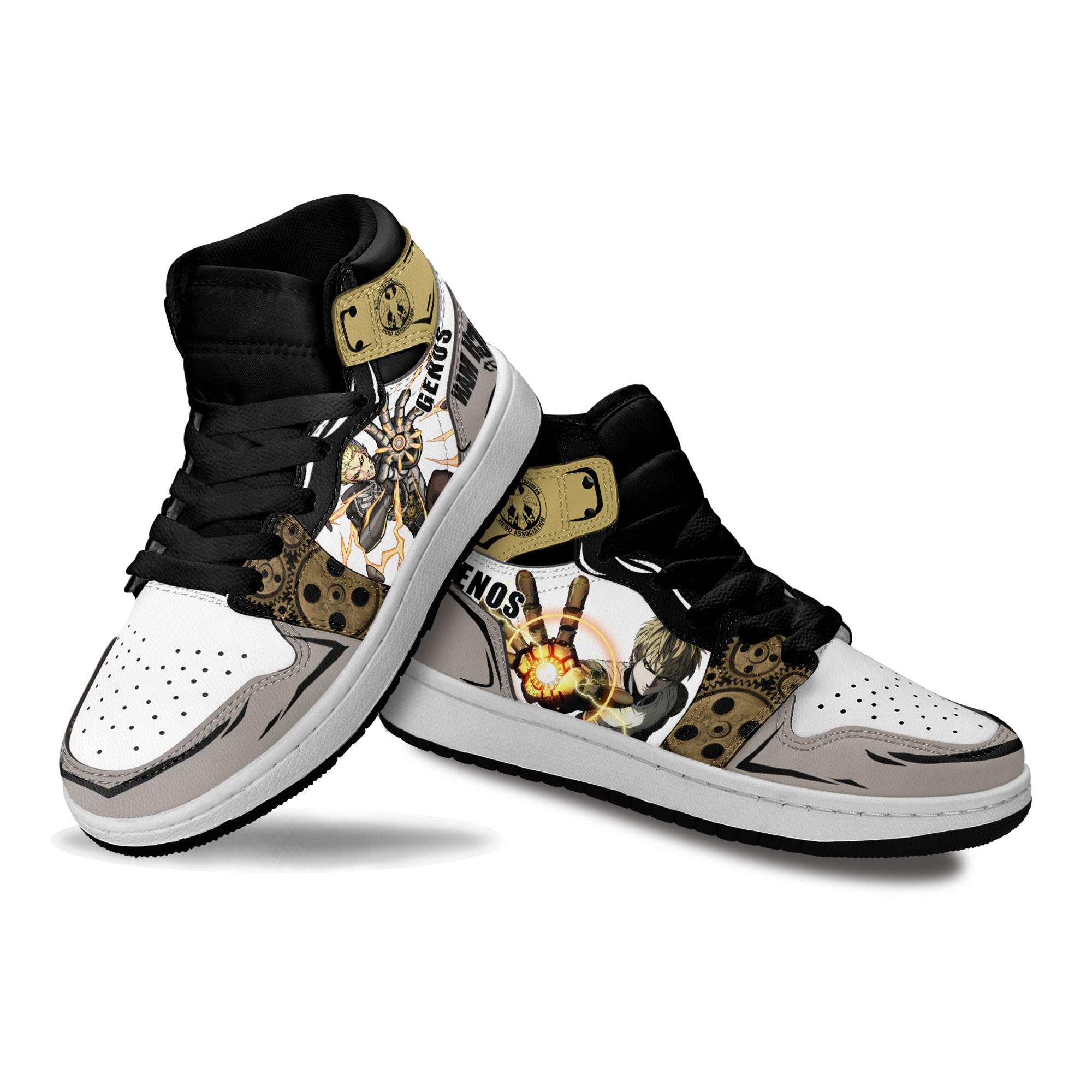 Genos Kids Sneakers Custom Anime One Punch Man Shoes For Kids