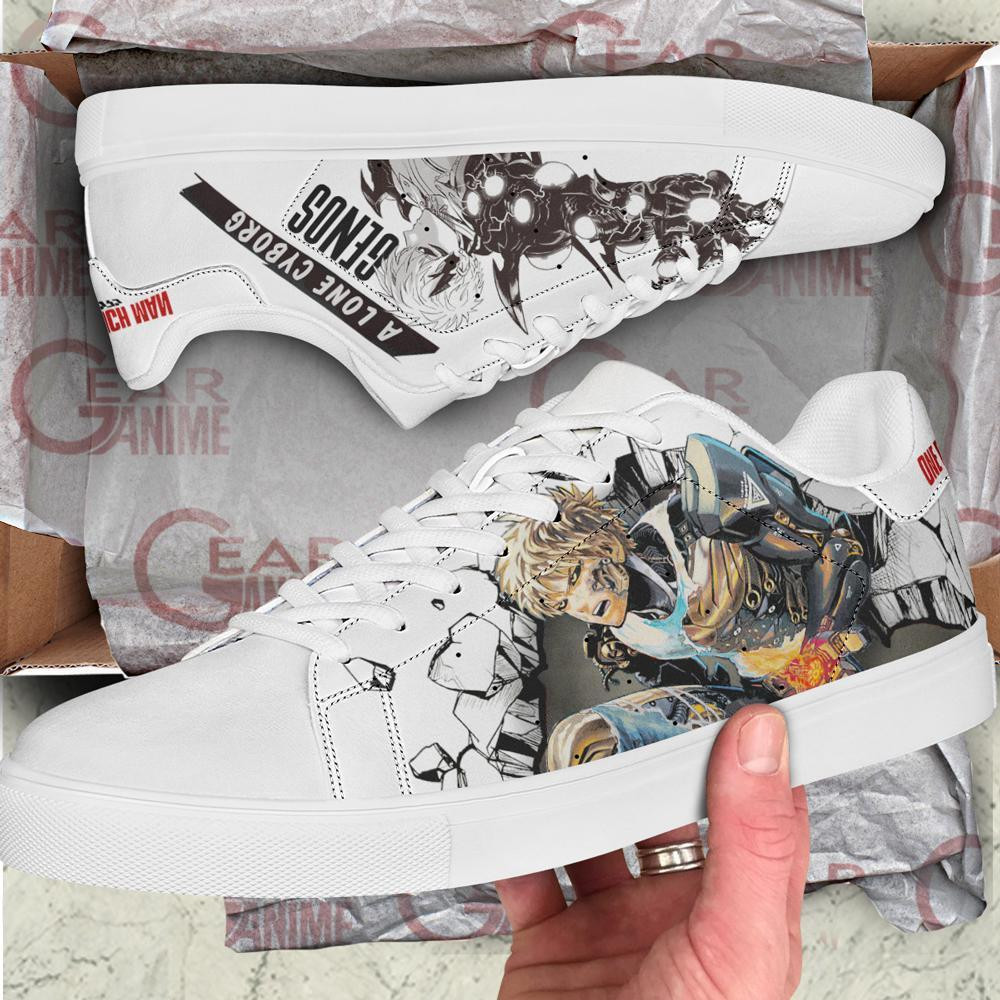 Genos Skate Shoes One Punch Man Custom Anime Shoes