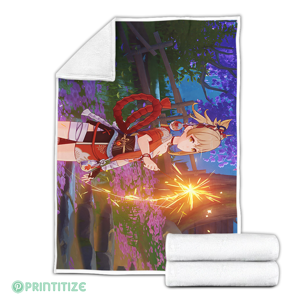 Genshin Impact Game Fleece Blanket