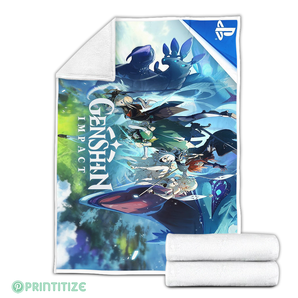 Genshin Impact Player Fleece Blanket