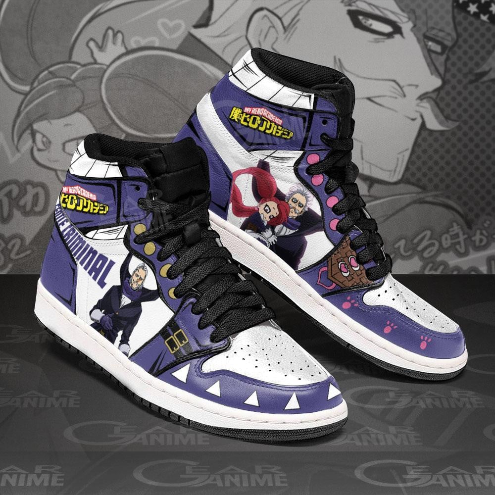 Gentle Criminal And La Brava JD1s Sneakers MHA Anime Shoes, Air Jordan Hightop