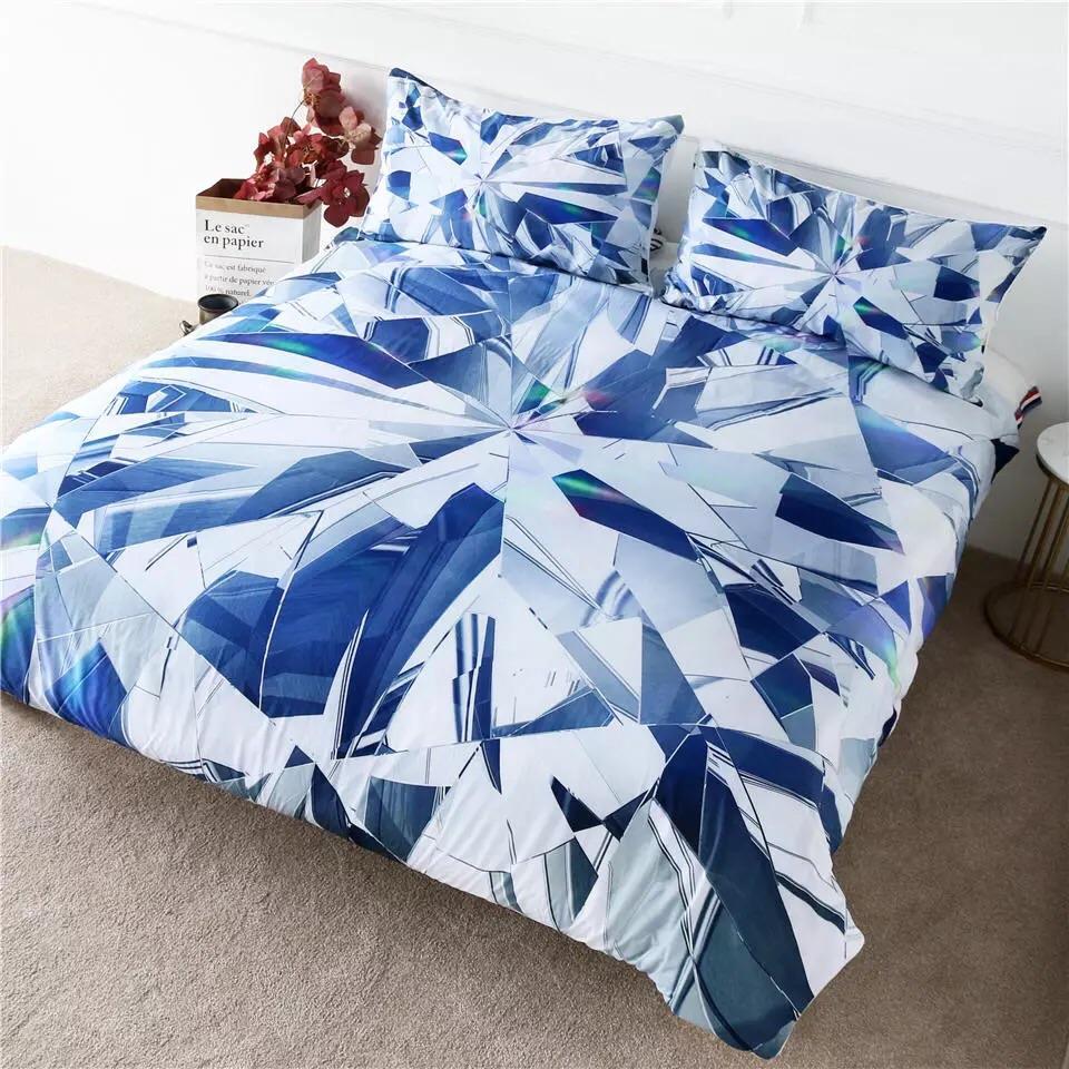 Geometric Prism 3D Customized Duvet Cover Bedding Set