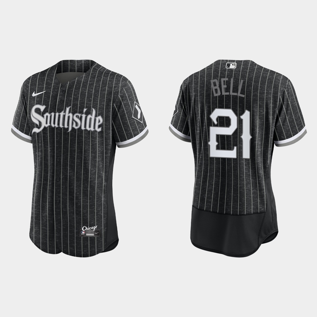 George Bell Chicago White Sox 2021 City Connect Jersey - Black