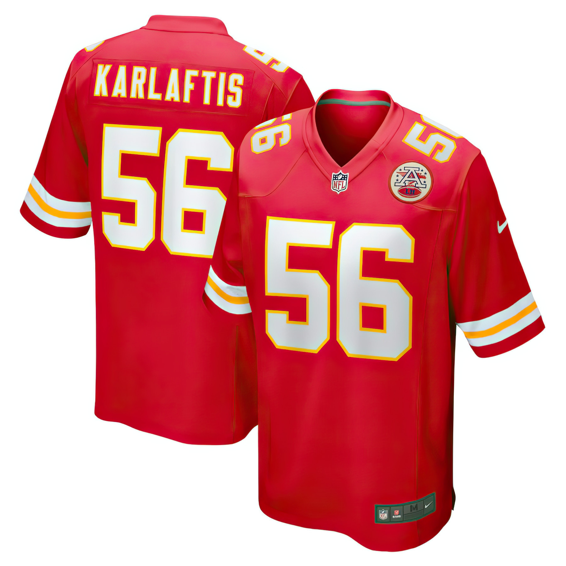 George Karlaftis Men's Kansas City Chiefs Vapor & Game Player Game Jersey - All Stitched 