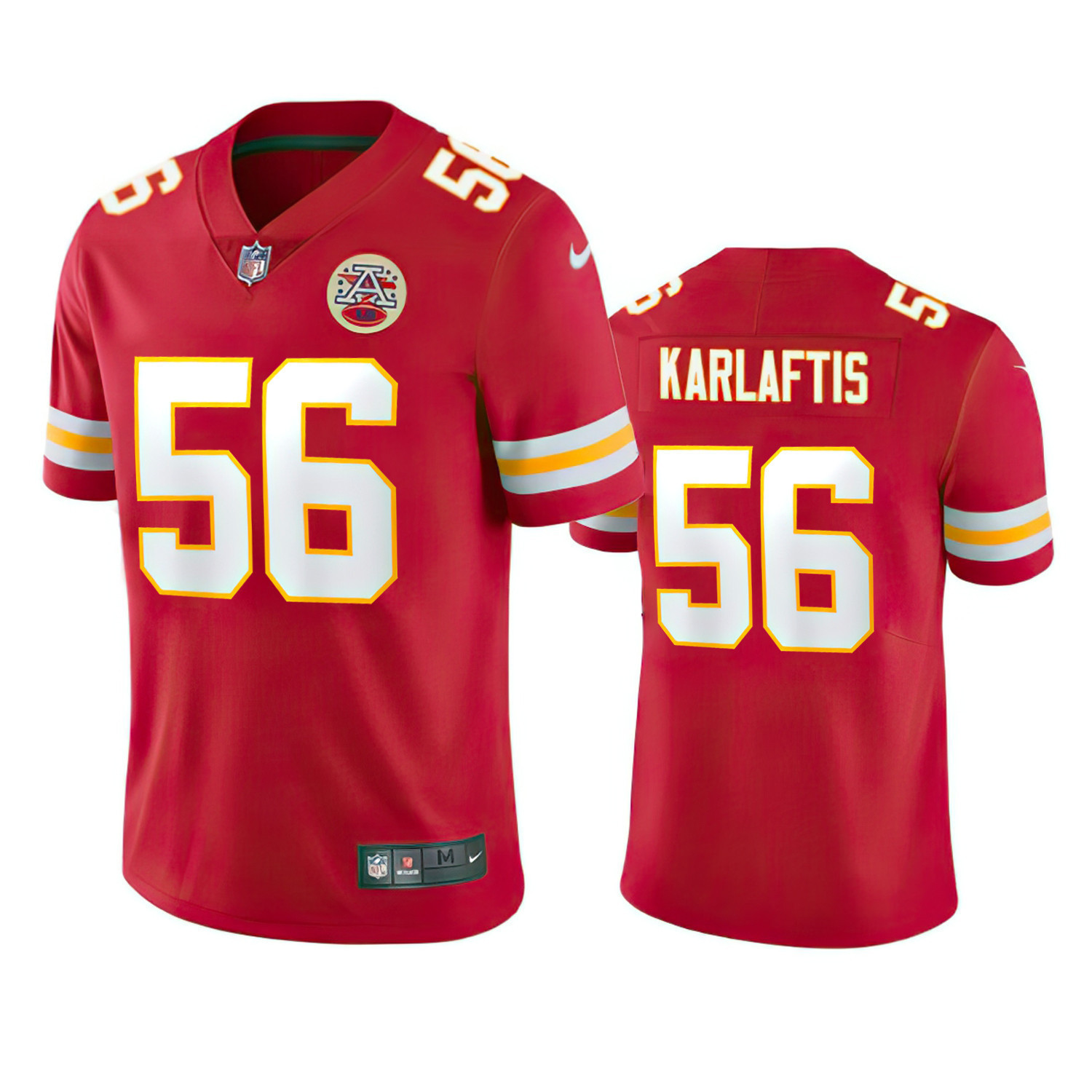 George Karlaftis Men's Kansas City Chiefs Vapor & Game Player Vapor Jersey - All Stitched 