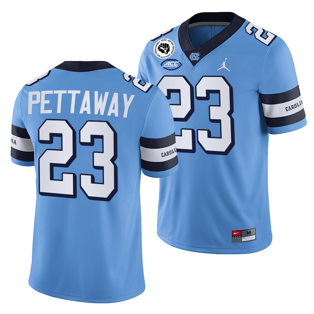 George Pettaway North Carolina Tar Heels 2022-23 College Jersey Men's Blue #23 Uniform