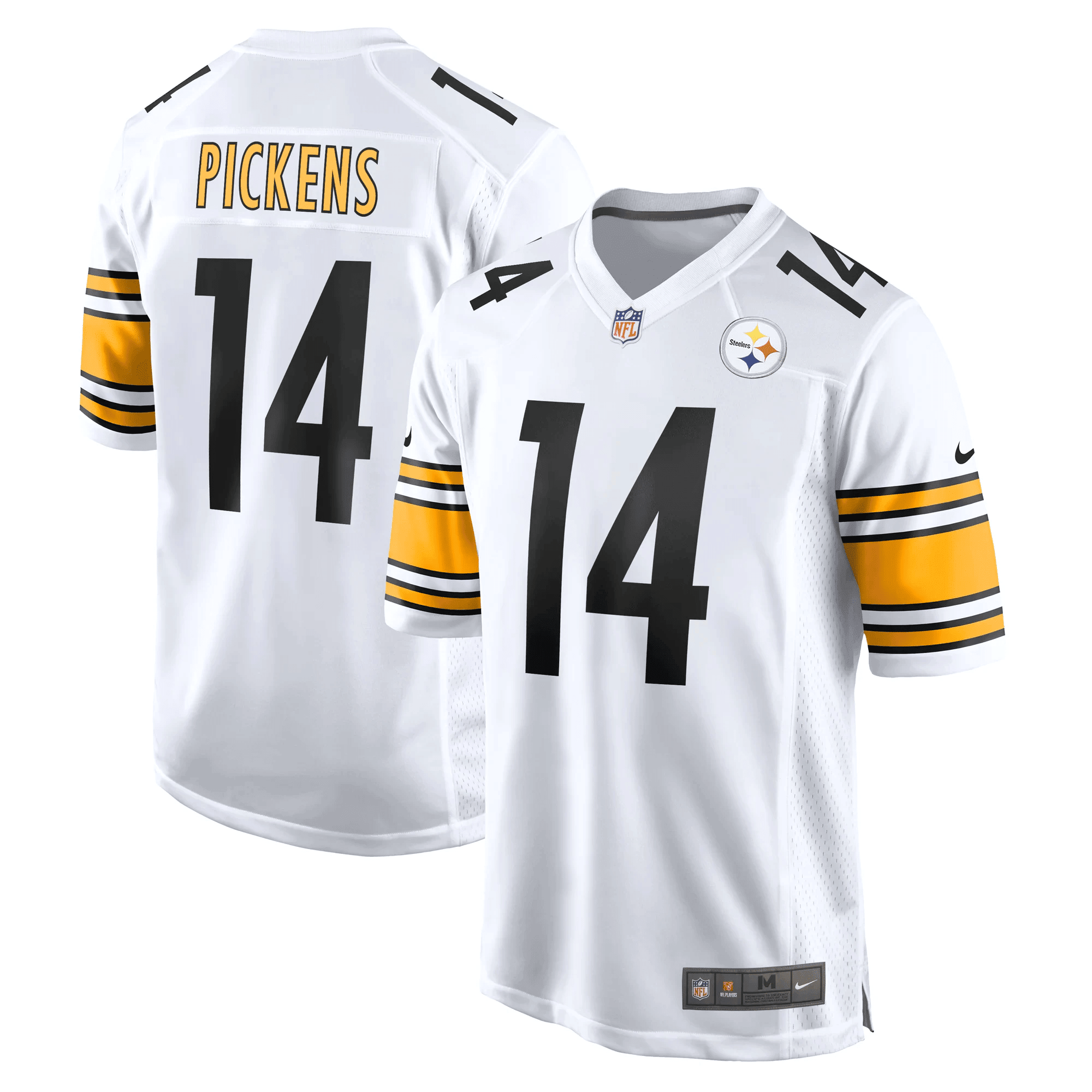George Pickens Men's Pittsburgh Steelers Game - White Jersey - All Stitched