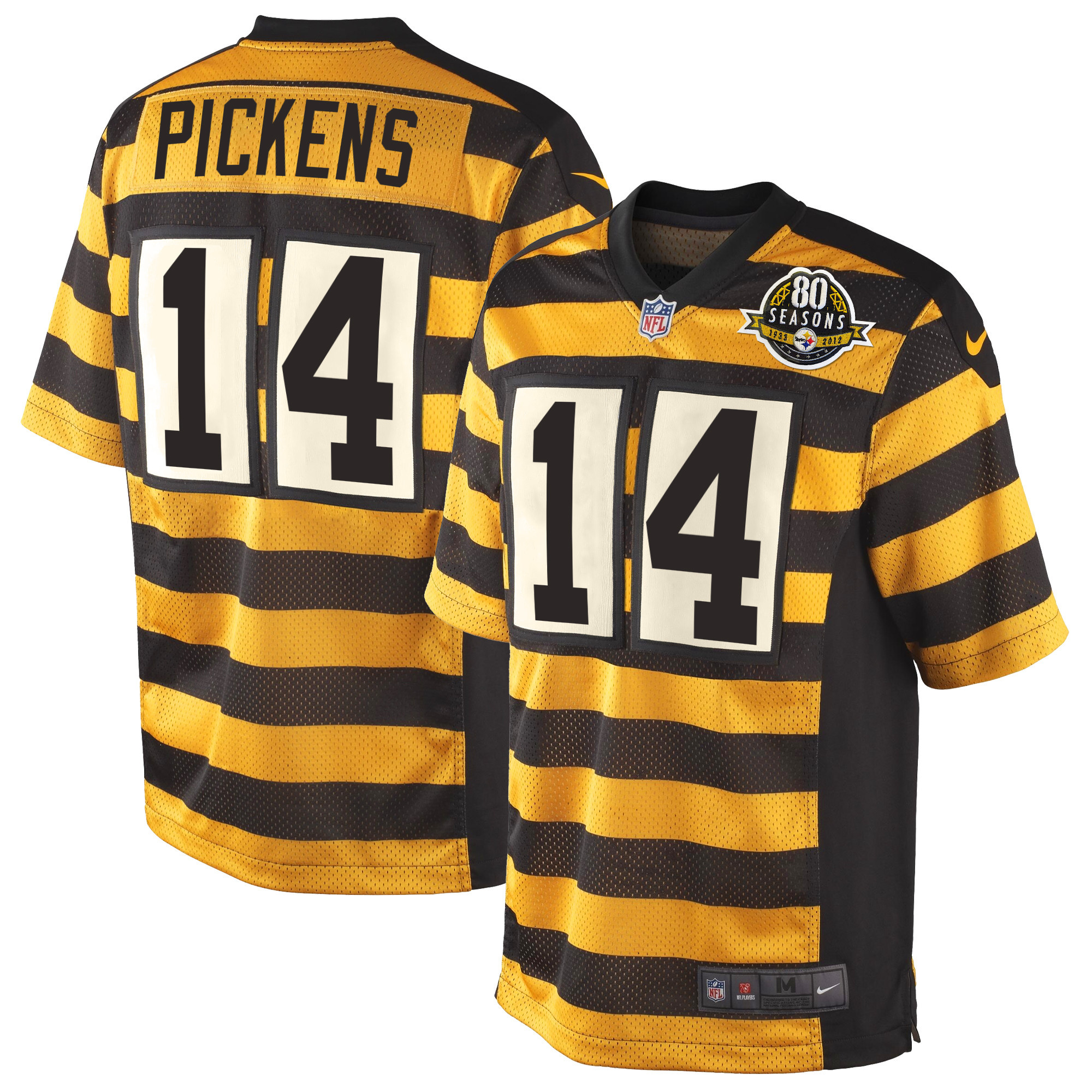 George Pickens Pittsburgh Steelers Throwback Bunblebee Jersey - All Stitched