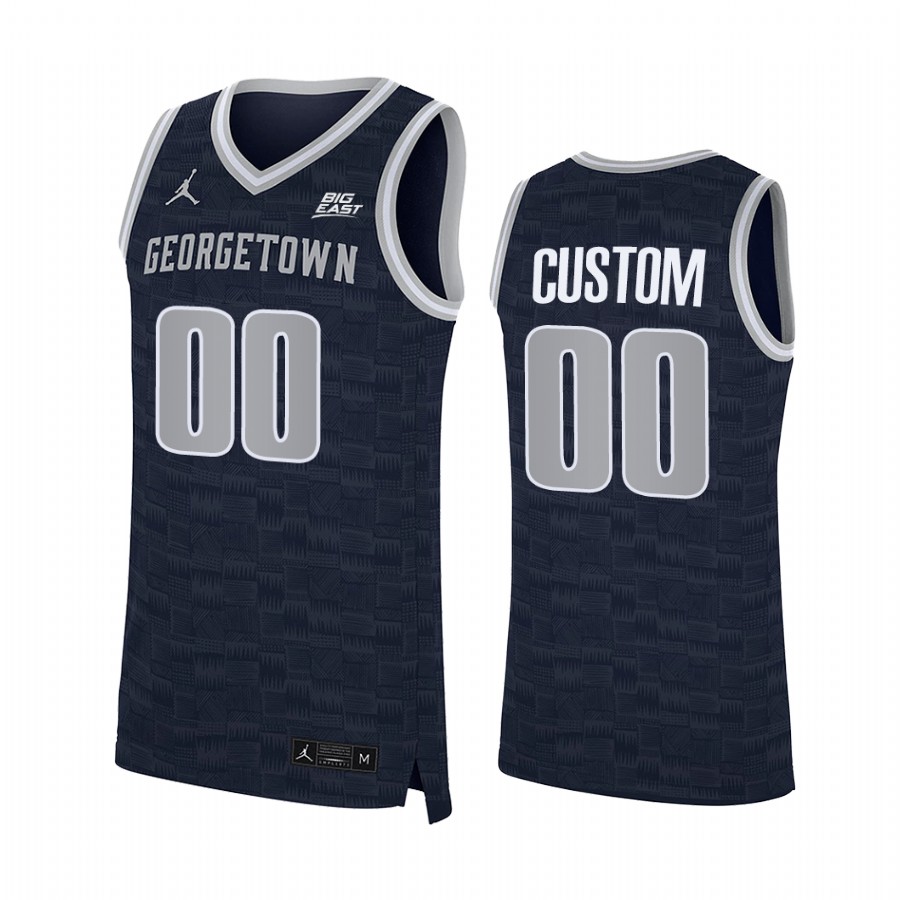 Georgetown Hoyas Custom Jersey 2022 College Navy Uniform