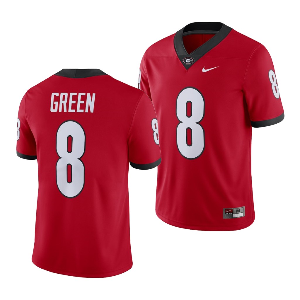 Georgia Bulldogs A.J. Green Men's Red Alumni Game Player Jersey