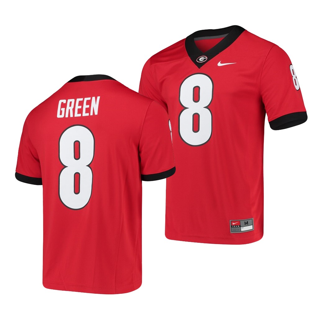 Georgia Bulldogs A.J. Green Men's Red Game Alumni Player Jersey