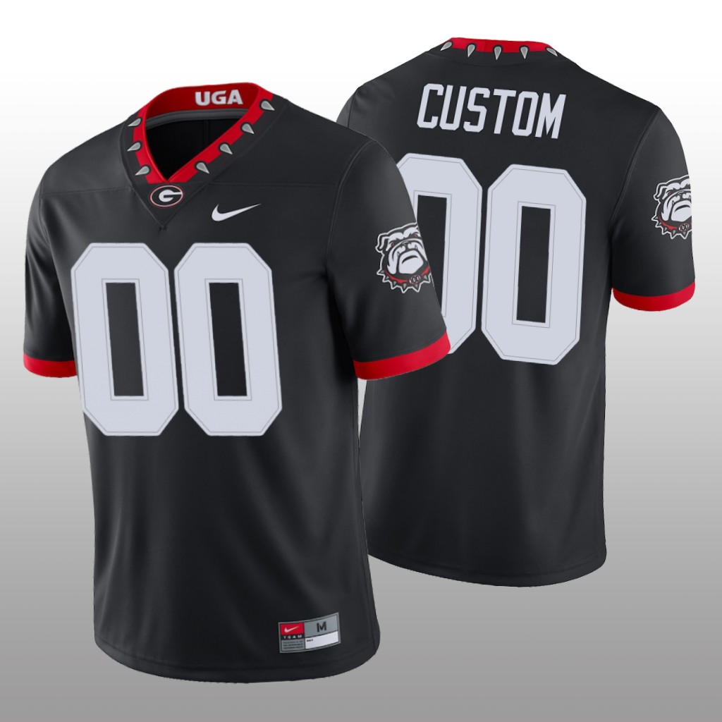 Georgia Bulldogs Black College Alternate Game Custom Jersey