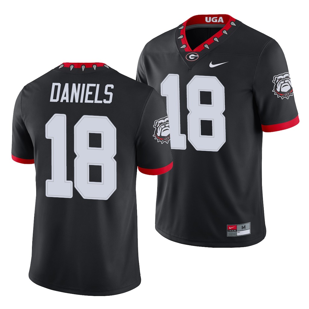 Georgia Bulldogs JT Daniels Black College Men's Alternate Game Jersey