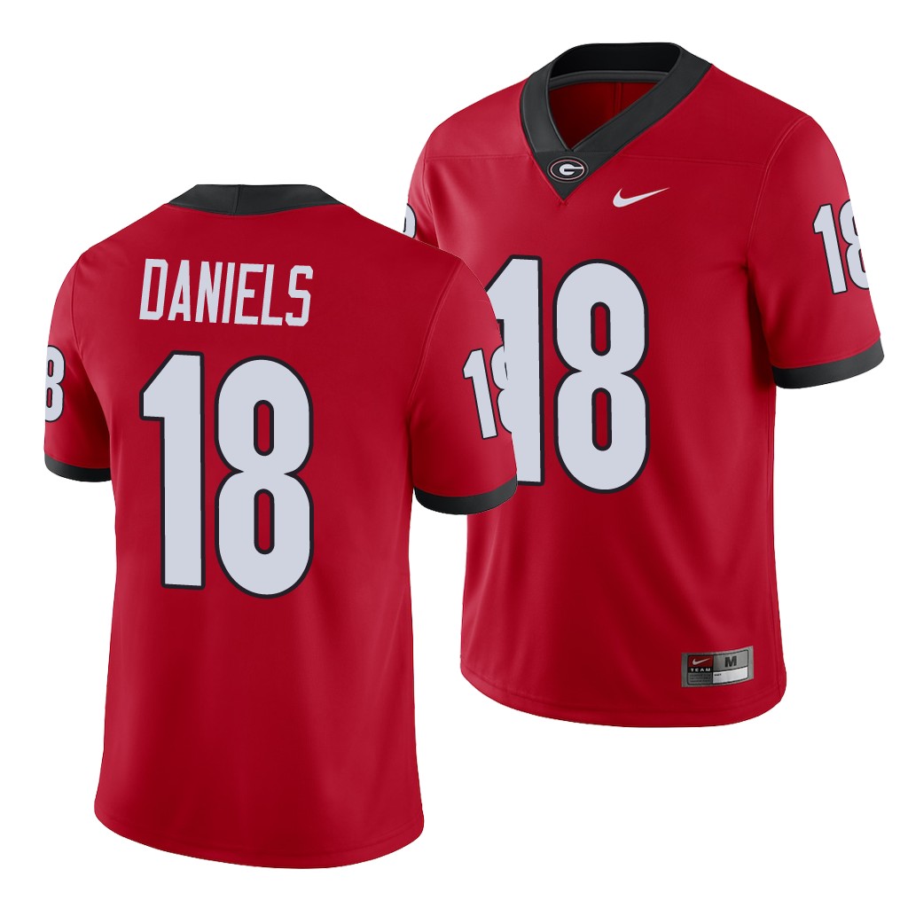 Georgia Bulldogs JT Daniels Red College Men's Alumni Player Jersey