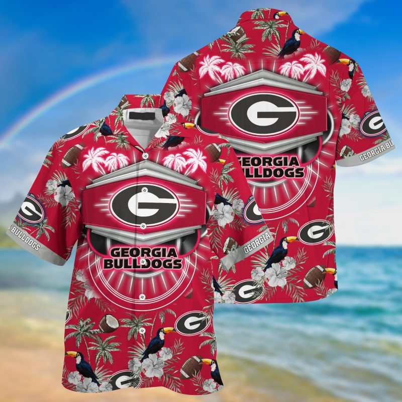 Georgia Bulldogs NCAA – Hawaii Shirt For This Season – Gift For Sport Lovers